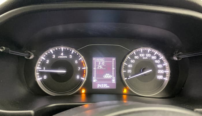 2025 Maruti BREZZA VXI S-CNG, CNG, Manual, 34,334 km, Odometer Image
