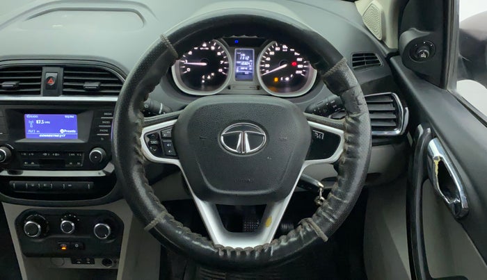 2017 Tata Tiago XZ PETROL, Petrol, Manual, 1,03,178 km, Steering Wheel Close Up