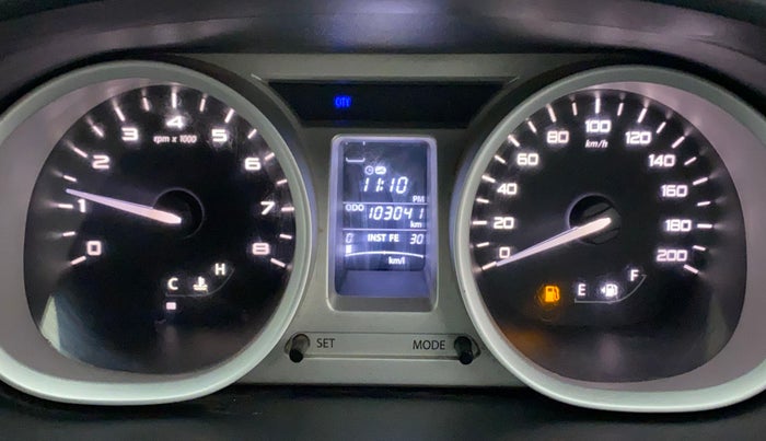 2017 Tata Tiago XZ PETROL, Petrol, Manual, 1,03,178 km, Odometer Image