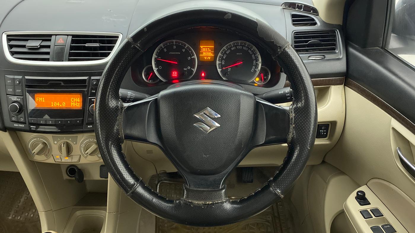 2016 Maruti Swift Dzire VDI ABS, Diesel, Manual, 96,068 km, Steering Wheel Close Up