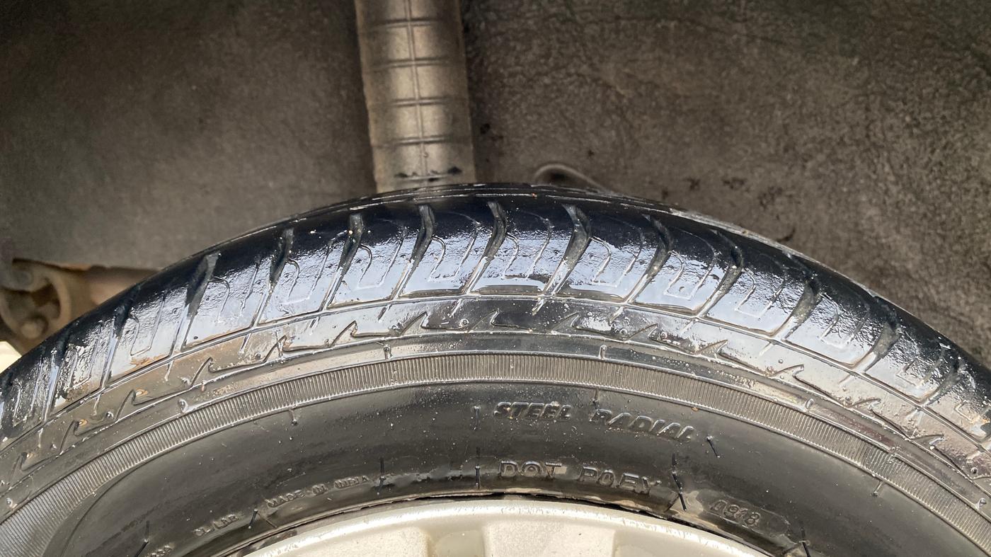 2018 Datsun Go T, Petrol, Manual, 30,404 km, Right Rear Tyre Tread