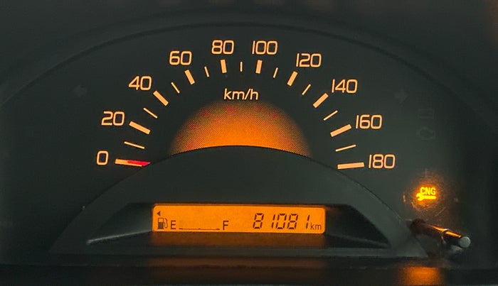 2014 Maruti Wagon R 1.0 LXI CNG, CNG, Manual, 81,081 km, Odometer Image