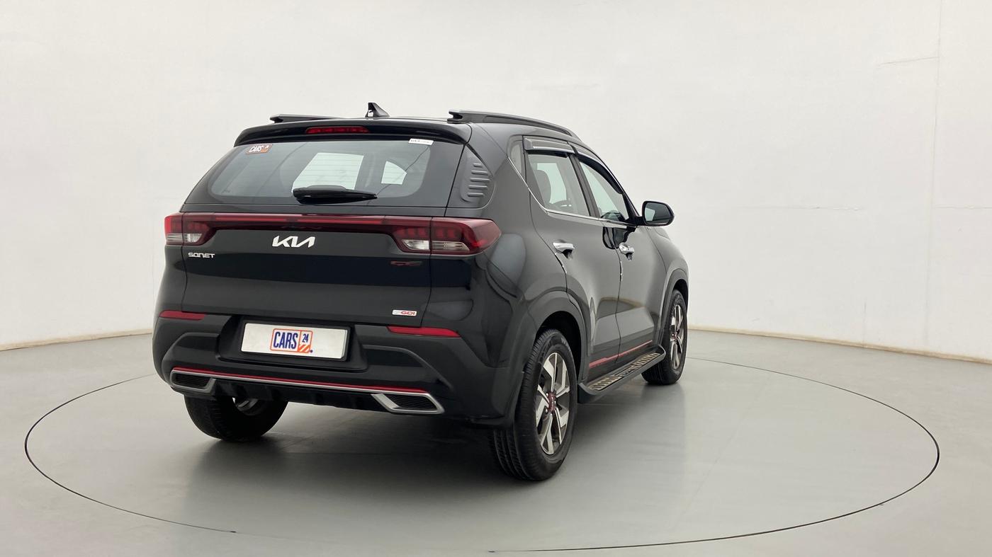 2023 KIA SONET GTX PLUS 1.0 IMT, Petrol, Manual, 2,095 km, Right Back Diagonal