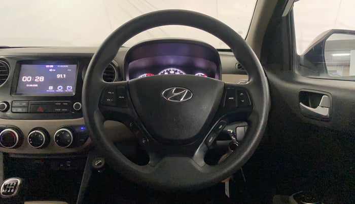 2019 Hyundai Grand i10 SPORTZ 1.2 KAPPA VTVT, Petrol, Manual, 56,194 km, Steering Wheel Close Up