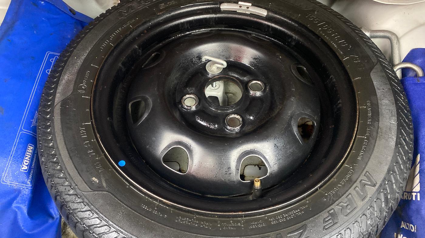 2018 Maruti Alto K10 VXI (O), Petrol, Manual, 1,42,589 km, Spare Tyre