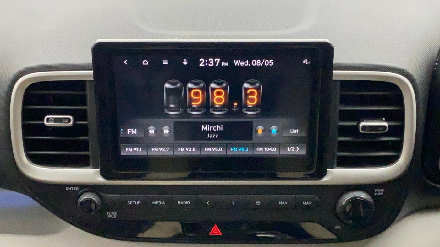 2022 Hyundai VENUE SX 1.0 (O) TURBO IMT, Petrol, Manual, 21,422 km, Infotainment System