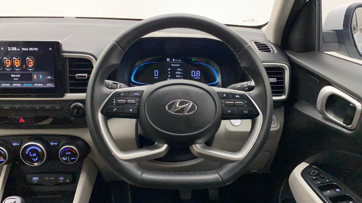 2022 Hyundai VENUE SX 1.0 (O) TURBO IMT, Petrol, Manual, 21,422 km, Steering Wheel Close Up