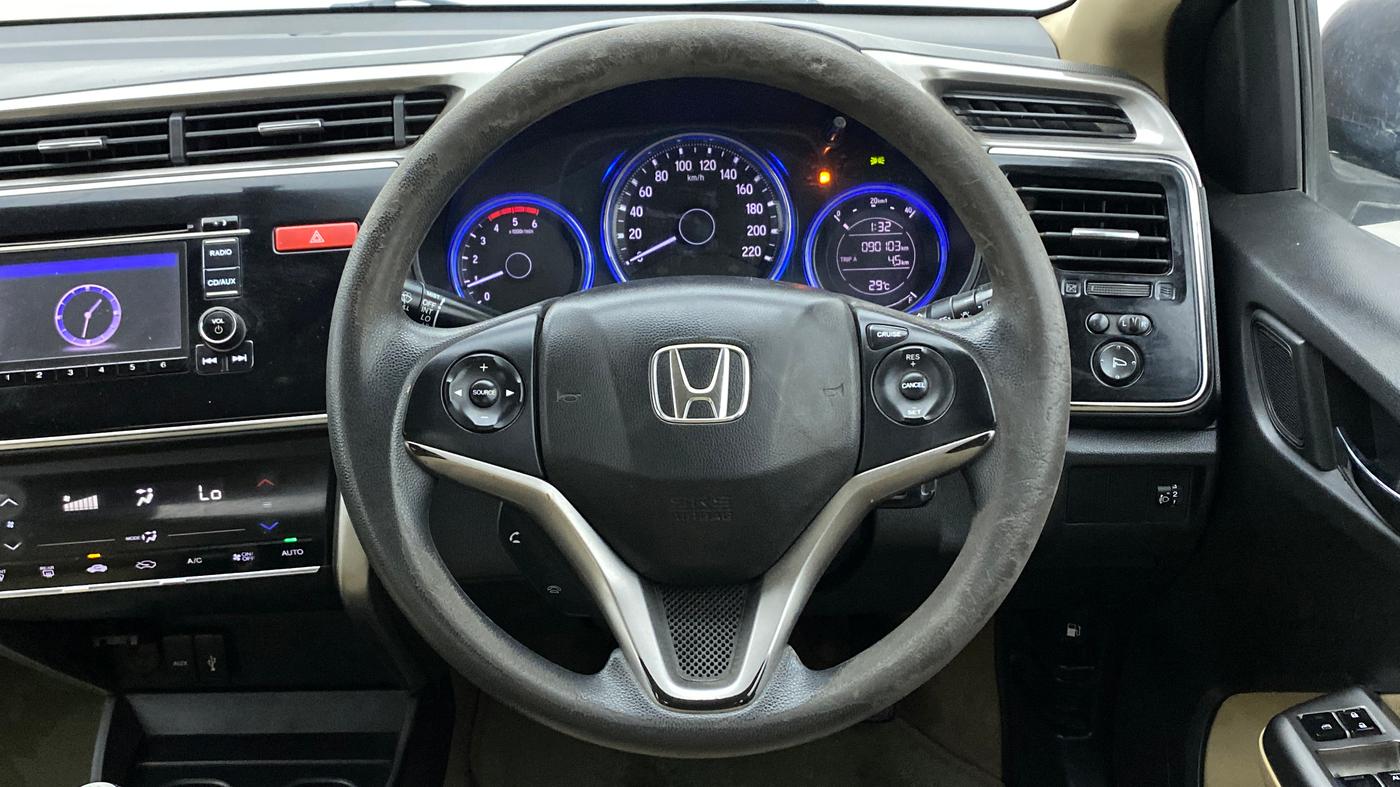 2014 Honda City 1.5L I-DTEC V, Diesel, Manual, 90,525 km, Steering Wheel Close Up