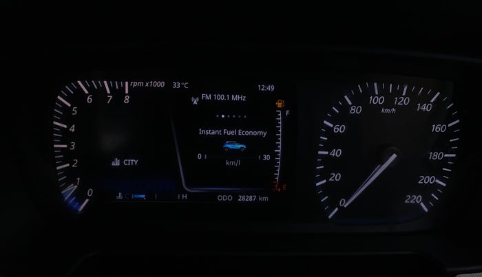 2022 Tata PUNCH CREATIVE  MT, Petrol, Manual, 28,283 km, Odometer Image