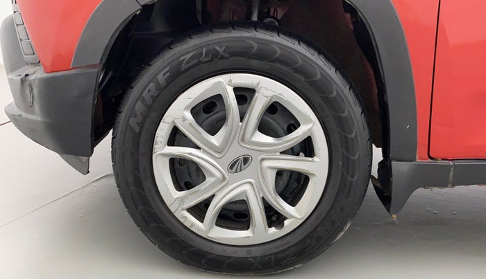2017 Mahindra Kuv100 K4 6 STR, Petrol, Manual, 56,780 km, Left Front Wheel