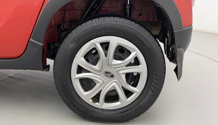 2017 Mahindra Kuv100 K4 6 STR, Petrol, Manual, 56,780 km, Left Rear Wheel