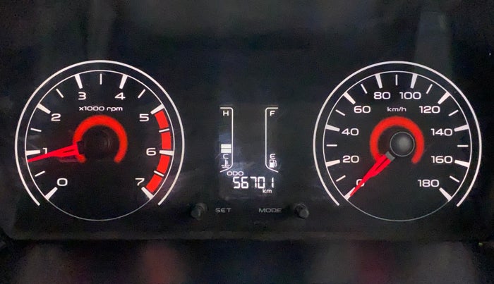 2017 Mahindra Kuv100 K4 6 STR, Petrol, Manual, 56,780 km, Odometer Image