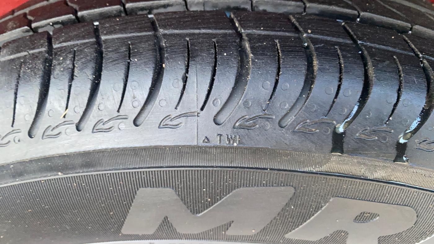 2023 Maruti S PRESSO VXI+, Petrol, Manual, 13,608 km, Left Rear Tyre Tread