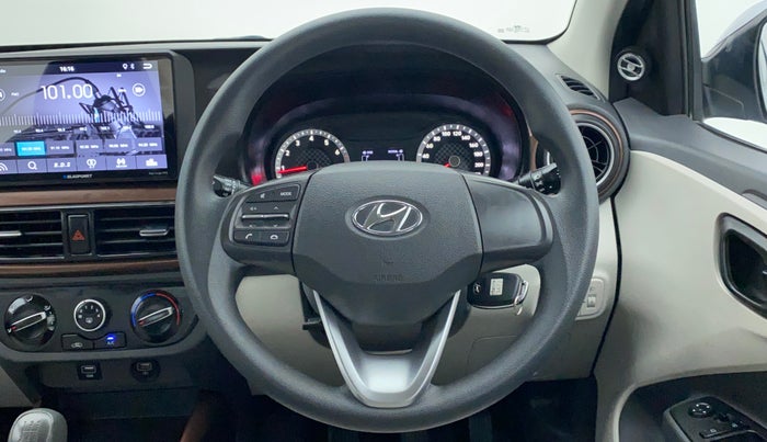 2021 Hyundai AURA S 1.2 CNG, CNG, Manual, 27,193 km, Steering Wheel Close Up