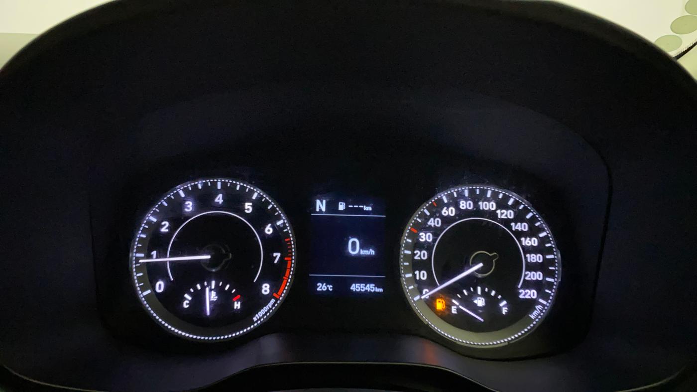 2021 Hyundai VENUE S 1.0 TURBO IMT, Petrol, Manual, 45,558 km, Odometer Image