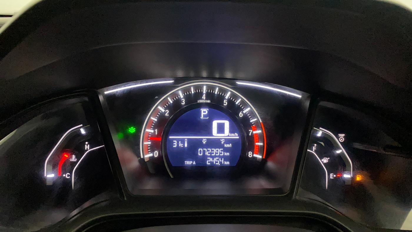2019 Honda Civic 1.8L I-VTEC V CVT, Petrol, Automatic, 73,004 km, Odometer Image