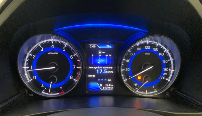 2019 Maruti Baleno ZETA PETROL 1.2, Petrol, Manual, 55,257 km, Odometer Image