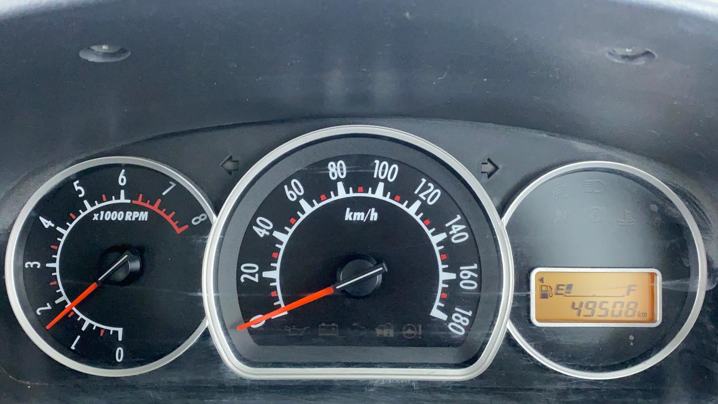 2012 Maruti Alto K10 VXI, Petrol, Manual, 49,715 km, Odometer Image