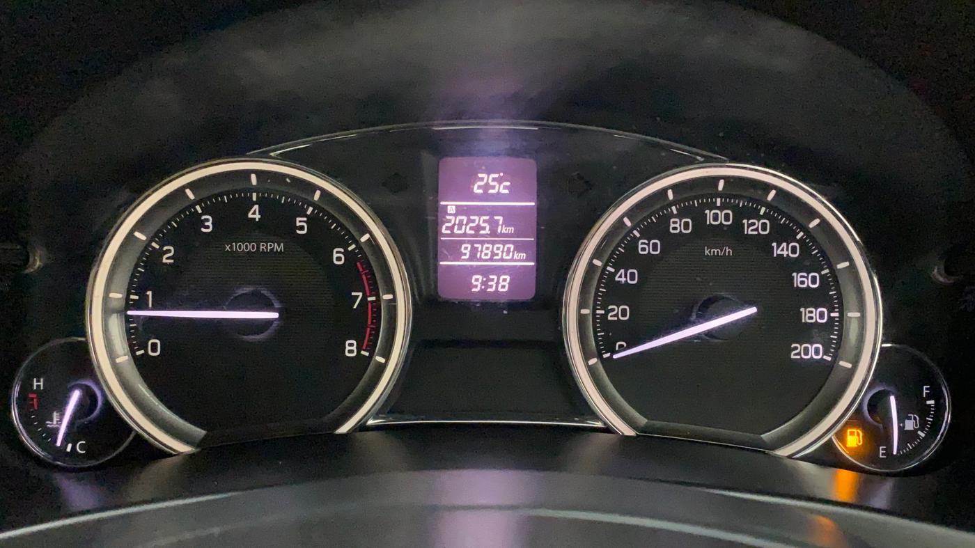 2015 Maruti Ciaz ZXI, Petrol, Manual, 97,889 km, Odometer Image