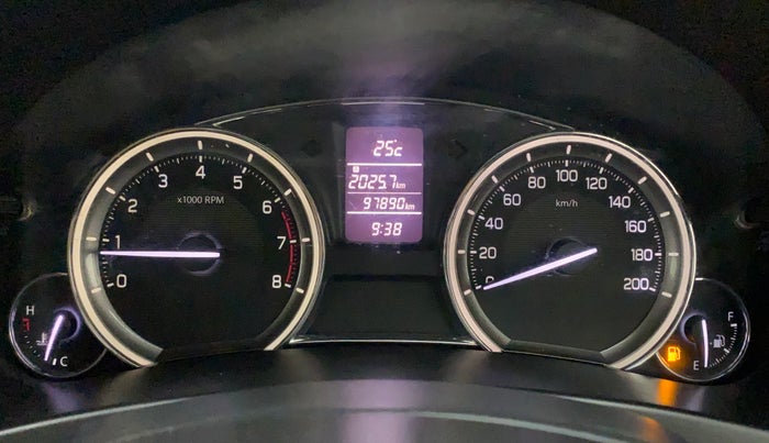 2015 Maruti Ciaz ZXI, Petrol, Manual, 97,889 km, Odometer Image
