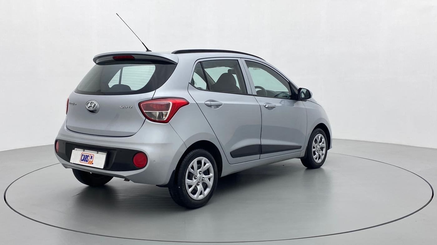 2018 Hyundai Grand i10 SPORTZ O 1.2, Petrol, Manual, 46,431 km, Right Back Diagonal