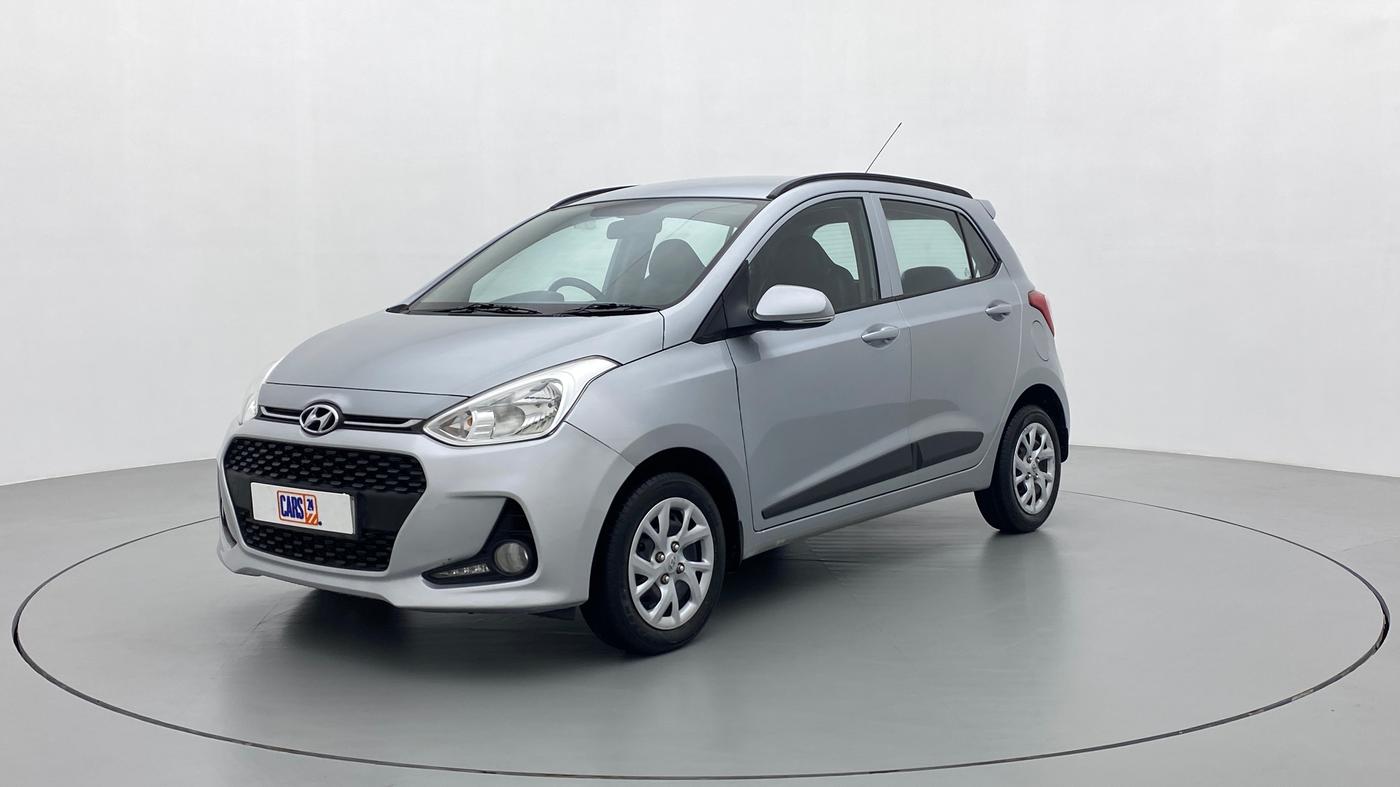2018 Hyundai Grand i10 SPORTZ O 1.2, Petrol, Manual, 46,431 km, Left Front Diagonal