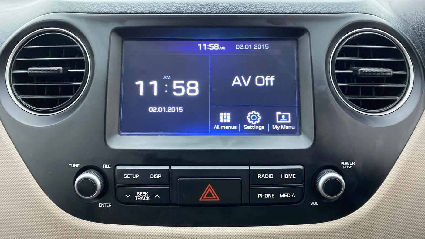 2018 Hyundai Grand i10 SPORTZ O 1.2, Petrol, Manual, 46,431 km, Infotainment System