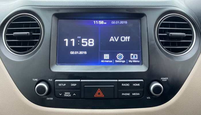 2018 Hyundai Grand i10 SPORTZ O 1.2, Petrol, Manual, 46,431 km, Infotainment System