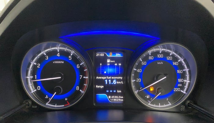 2019 Toyota Glanza G ISG, Petrol, Manual, 1,19,623 km, Odometer Image