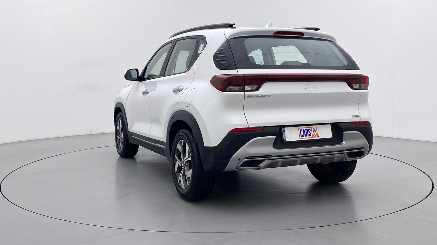 2021 KIA SONET HTX 1.0 IMT, Petrol, Manual, 13,373 km, Left Back Diagonal