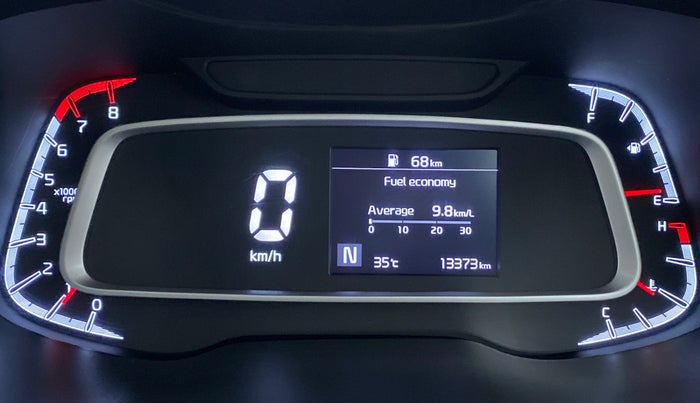 2021 KIA SONET HTX 1.0 IMT, Petrol, Manual, 13,373 km, Odometer Image