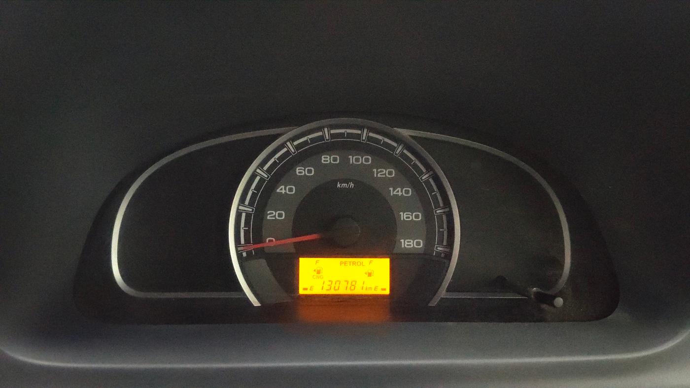 2014 Maruti Alto 800 LXI CNG, CNG, Manual, 1,30,756 km, Odometer Image