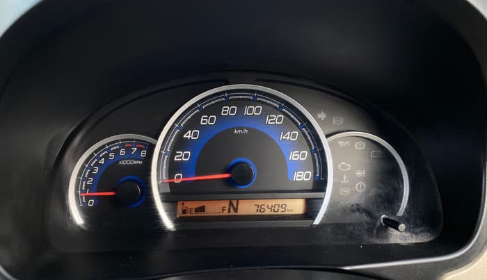 2017 Maruti Wagon R 1.0 VXI + (O) AMT, Petrol, Automatic, 76,405 km, Odometer Image