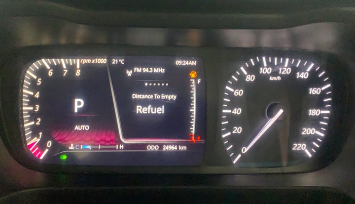 2022 Tata ALTROZ XZA PLUS, Petrol, Automatic, 24,918 km, Odometer Image