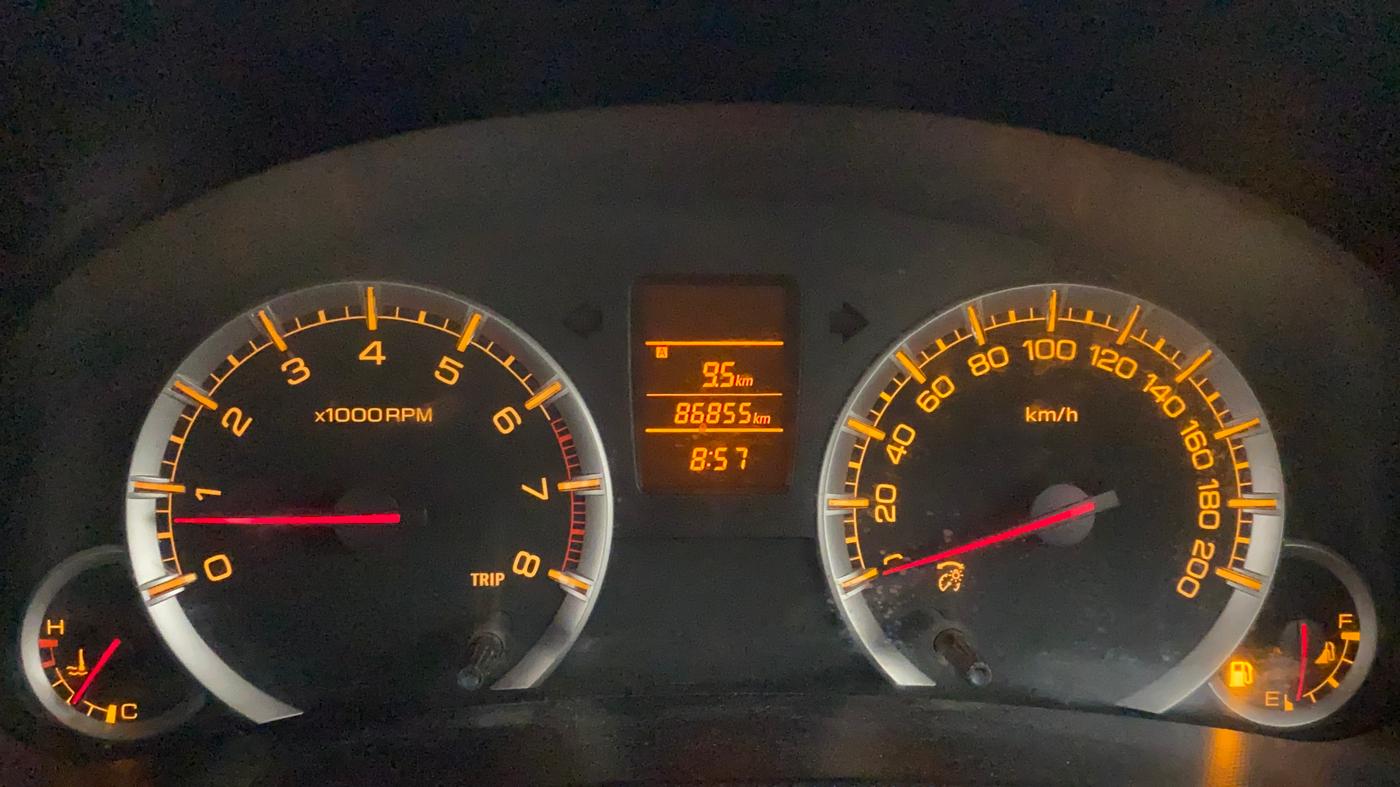 2014 Maruti Swift VXI, Petrol, Manual, 86,973 km, Odometer Image