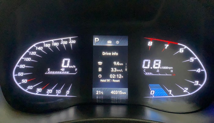 2021 Hyundai Verna SX 1.5 VTVT IVT, Petrol, Automatic, 40,313 km, Odometer Image