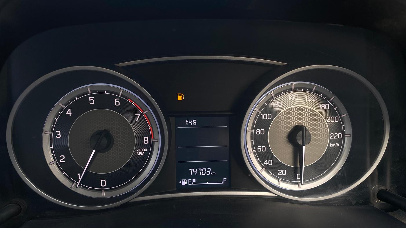 2019 Maruti Dzire VXI, Petrol, Manual, 74,680 km, Odometer Image