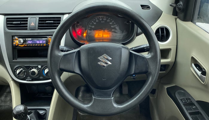 2014 Maruti Celerio VXI d, Petrol, Manual, 90,008 km, Steering Wheel Close Up