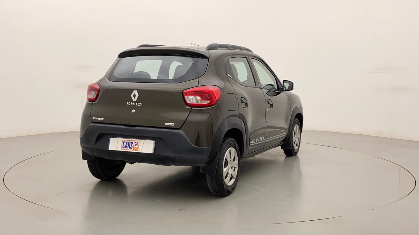 2018 Renault Kwid RXT 1.0 AMT (O), Petrol, Automatic, 44,462 km, Right Back Diagonal