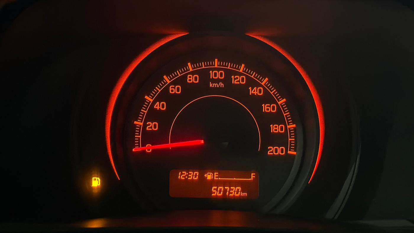 2020 Maruti Swift LXI, Petrol, Manual, 50,718 km, Odometer Image
