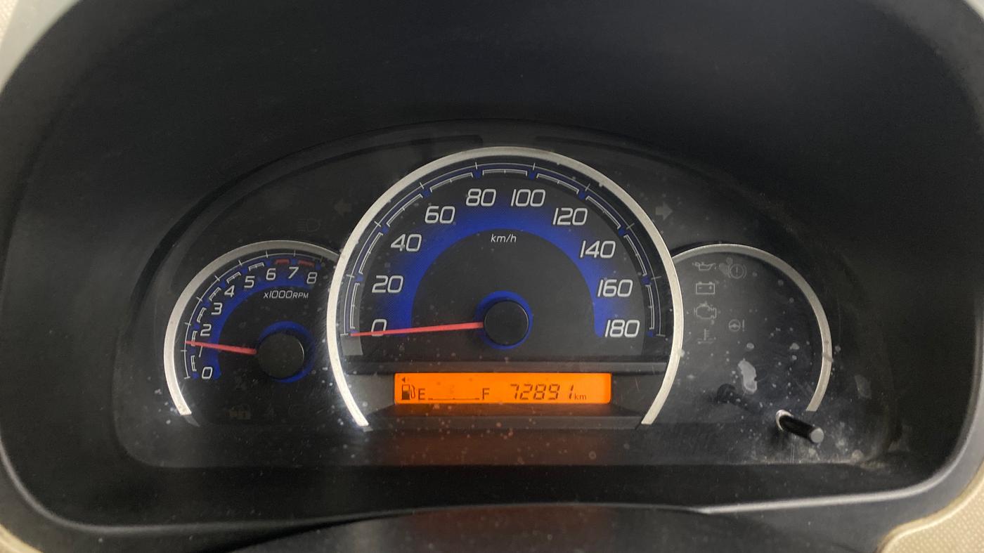 2017 Maruti Wagon R 1.0 VXI, Petrol, Manual, 72,891 km, Odometer Image