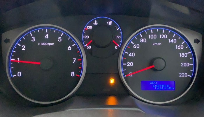2013 Hyundai i20 MAGNA (O) 1.2, Petrol, Manual, 49,130 km, Odometer Image