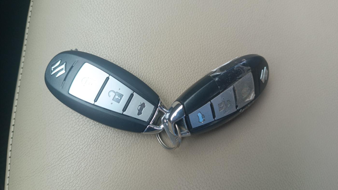 2017 Maruti Ciaz ZDI+ SHVS, Diesel, Manual, 65,662 km, Key Close Up