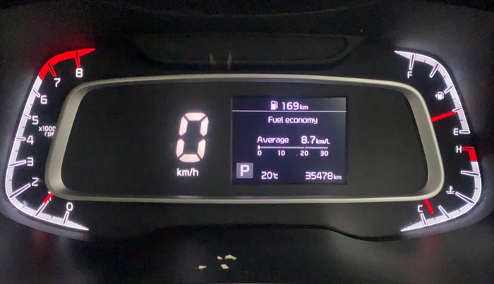 2020 KIA SONET HTK PLUS 1.0 DCT, Petrol, Automatic, 35,475 km, Odometer Image