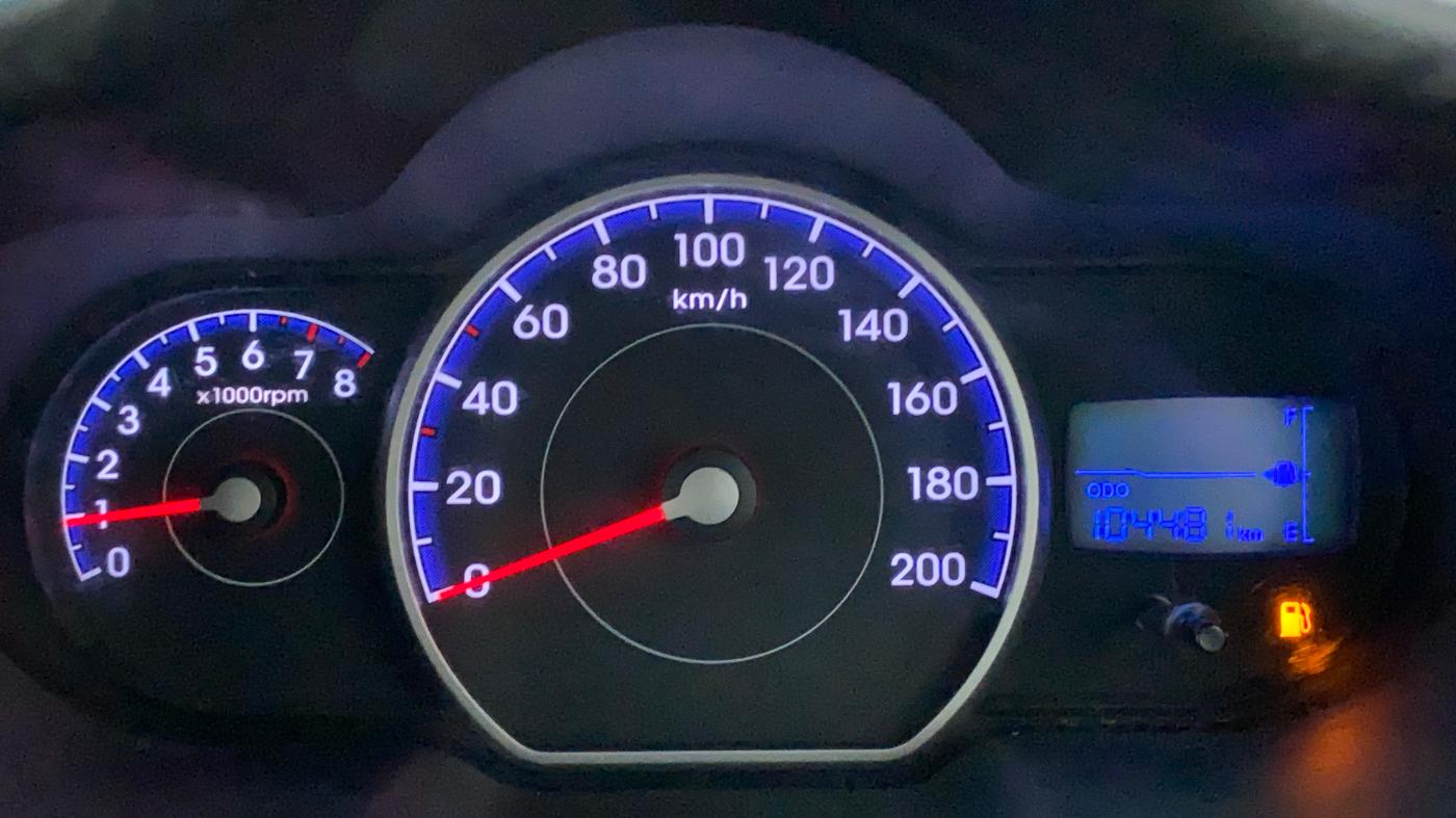 2011 Hyundai i10 MAGNA 1.2, Petrol, Manual, 1,04,481 km, Odometer Image