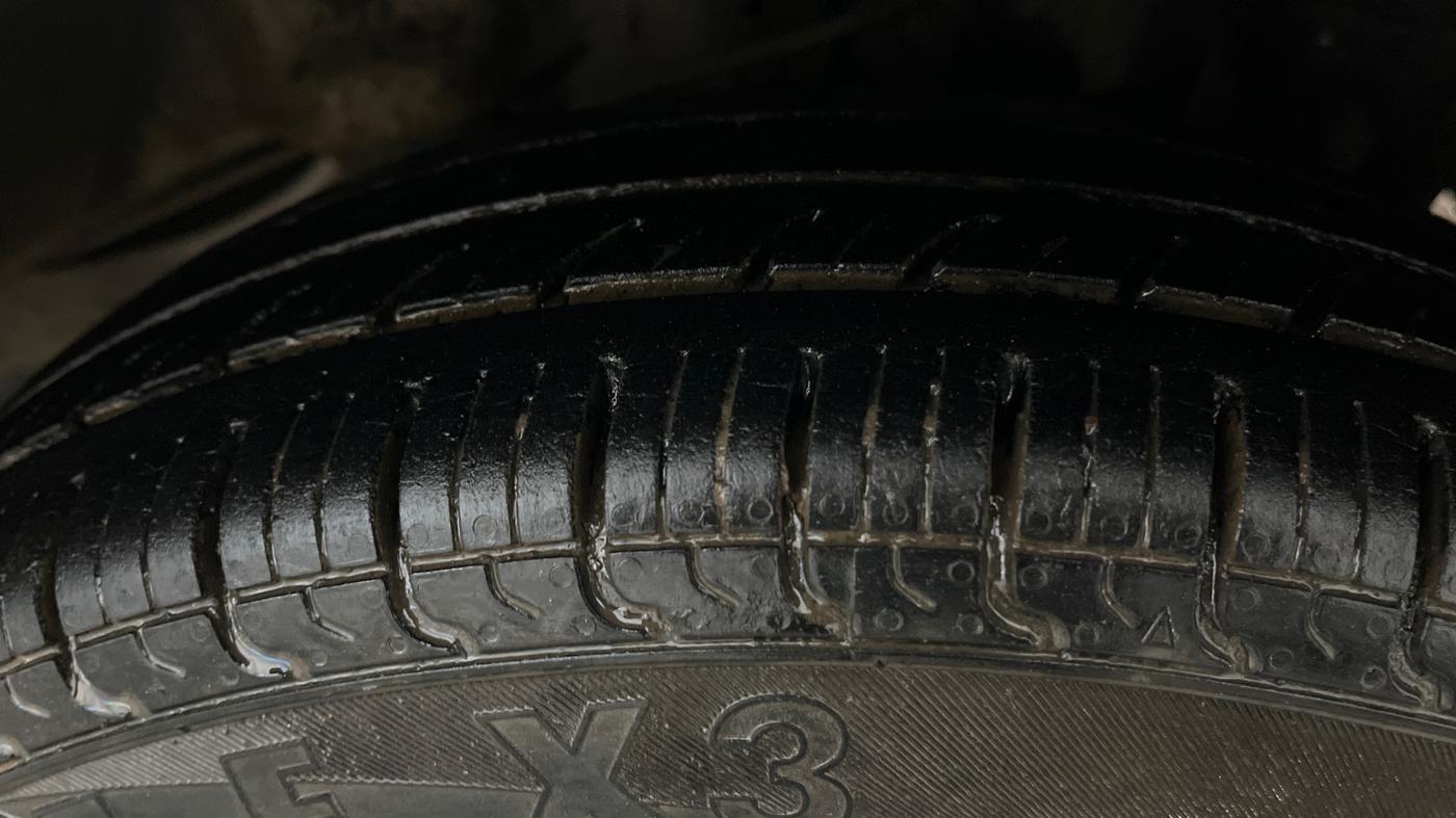 2015 Hyundai Eon D-LITE+, Petrol, Manual, 49,185 km, Left Rear Tyre Tread