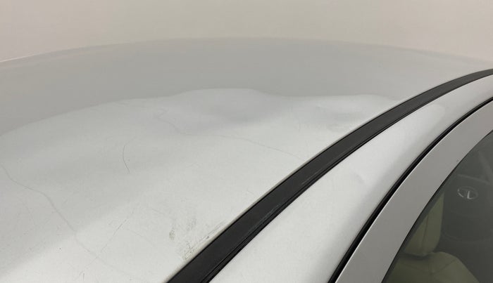 2017 Tata TIGOR XZ (O) PETROL, Petrol, Manual, 1,15,265 km, Roof - Slightly dented