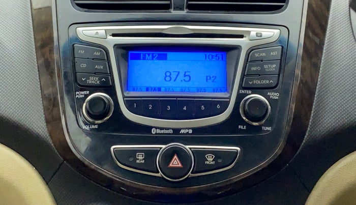 2013 Hyundai Verna FLUIDIC 1.6 VTVT EX, Petrol, Manual, 41,908 km, Infotainment System