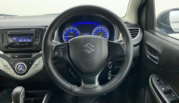 2018 Maruti Baleno DELTA CVT PETROL 1.2, Petrol, Automatic, 1,00,196 km, Steering Wheel Close Up