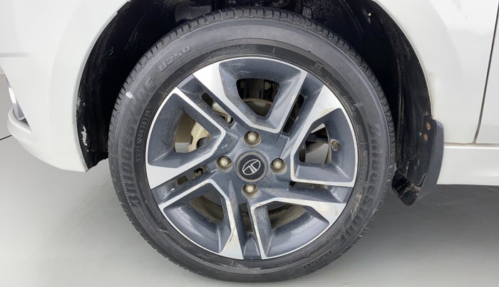 2017 Tata TIGOR XZ 1.2 REVOTRON OPT, Petrol, Manual, 21,571 km, Left Front Wheel